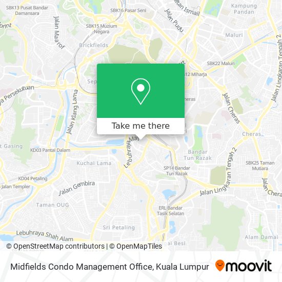 Midfields Condo Management Office map