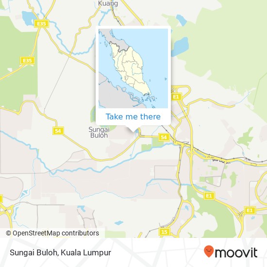 Sungai Buloh map