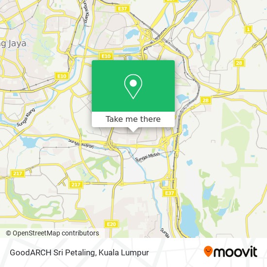 GoodARCH Sri Petaling map