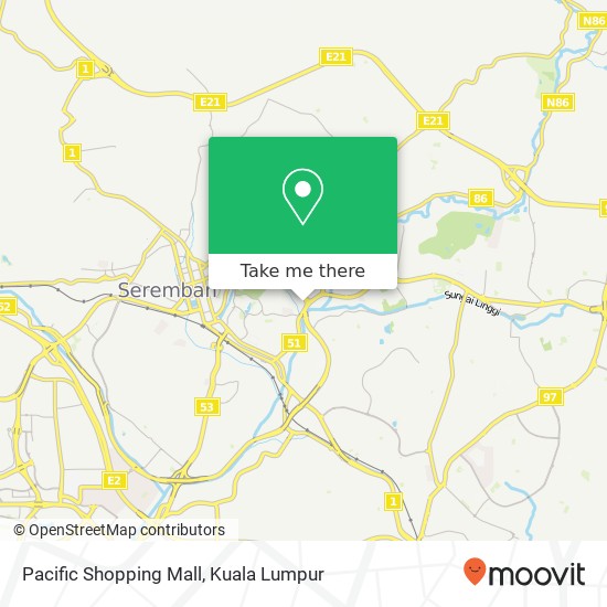 Pacific Shopping Mall map