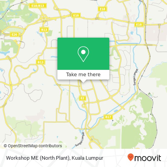 Workshop ME (North Plant) map