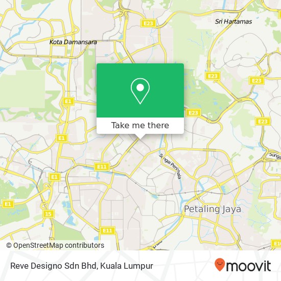 Reve Designo Sdn Bhd map