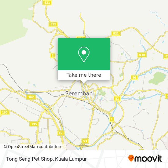 Tong Seng Pet Shop map