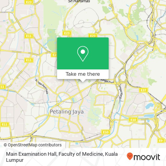 Main Examination Hall, Faculty of Medicine map