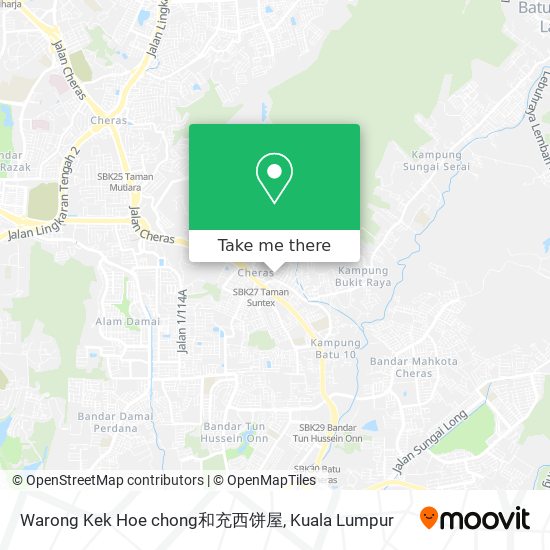 Warong Kek Hoe chong和充西饼屋 map