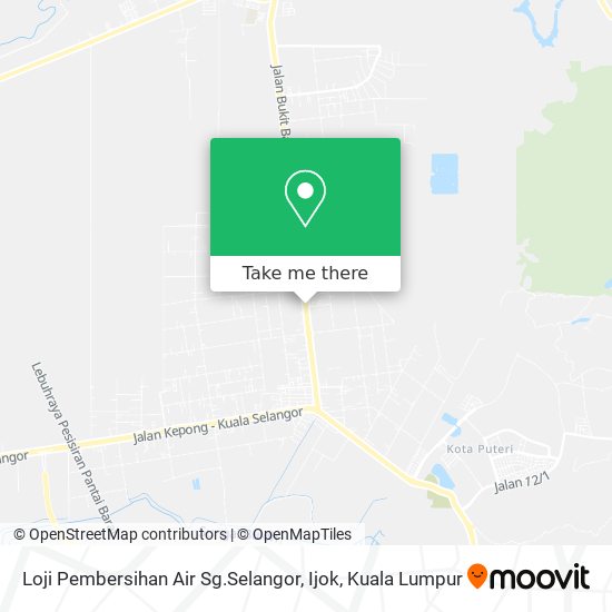 Peta Loji Pembersihan Air Sg.Selangor, Ijok
