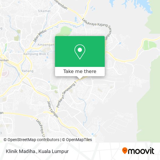 Klinik Madiha. map
