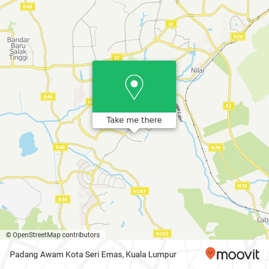 Padang Awam Kota Seri Emas map