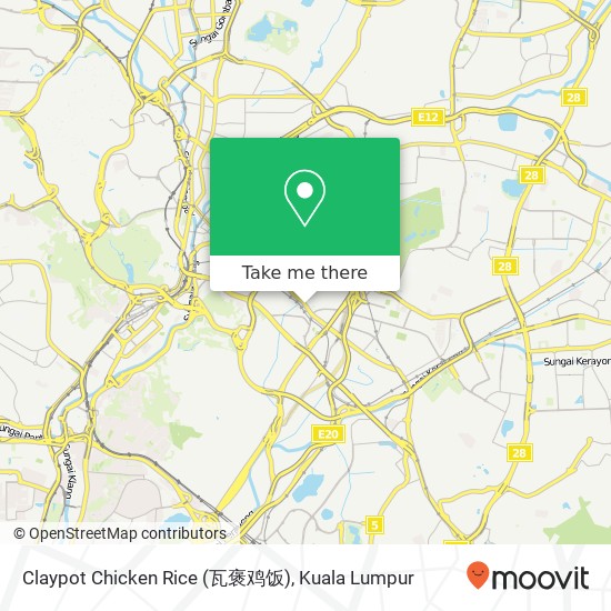 Claypot Chicken Rice (瓦褒鸡饭) map