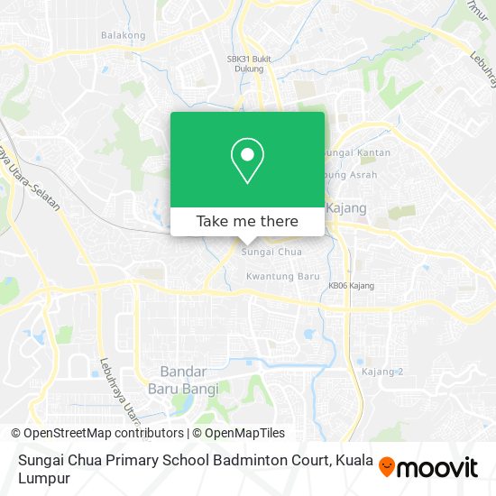 Peta Sungai Chua Primary School Badminton Court