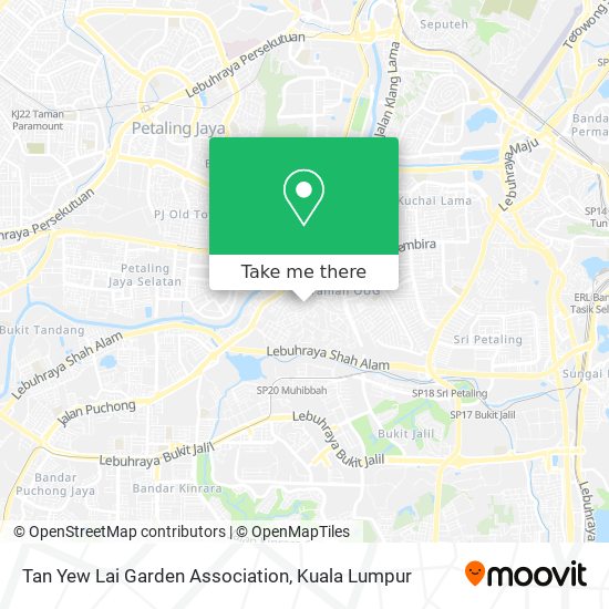 Tan Yew Lai Garden Association map