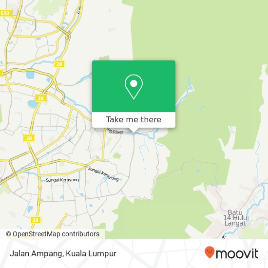 Peta Jalan Ampang