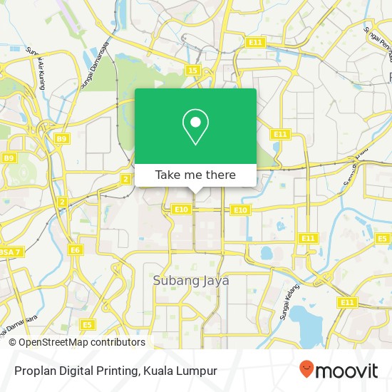 Proplan Digital Printing map