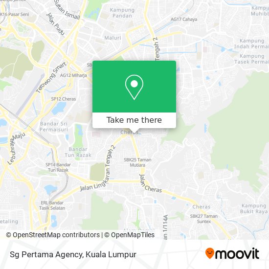 Sg Pertama Agency map