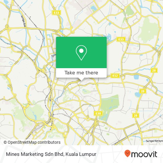Mines Marketing Sdn Bhd map