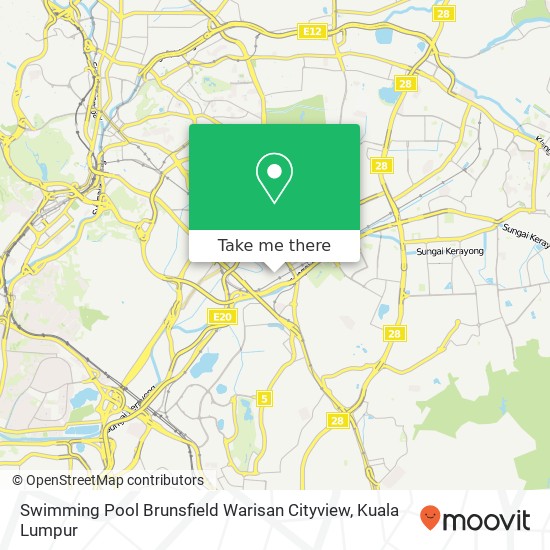 Swimming Pool Brunsfield Warisan Cityview map