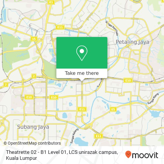 Theatrette 02 - B1 Level 01, LCS unirazak campus map
