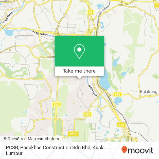PCSB, Pasukhas Construction Sdn Bhd map
