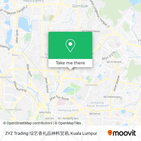 ZYZ Trading 综艺香礼品神料贸易 map