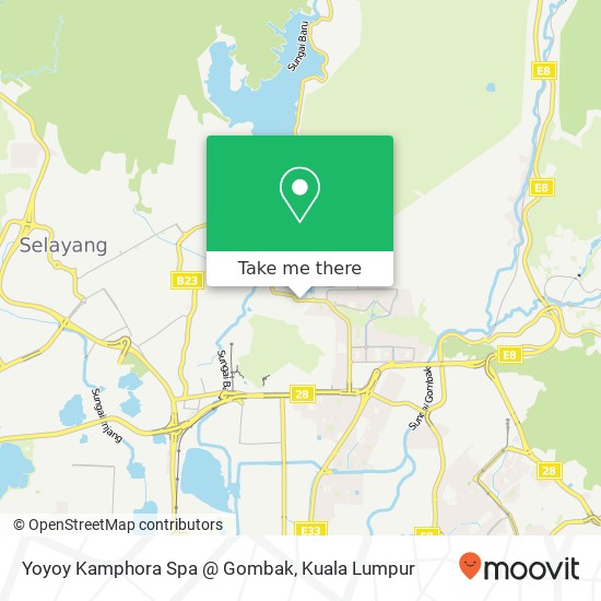 Yoyoy Kamphora Spa @ Gombak map