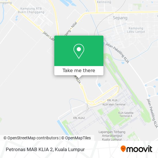 Petronas MAB KLIA 2 map