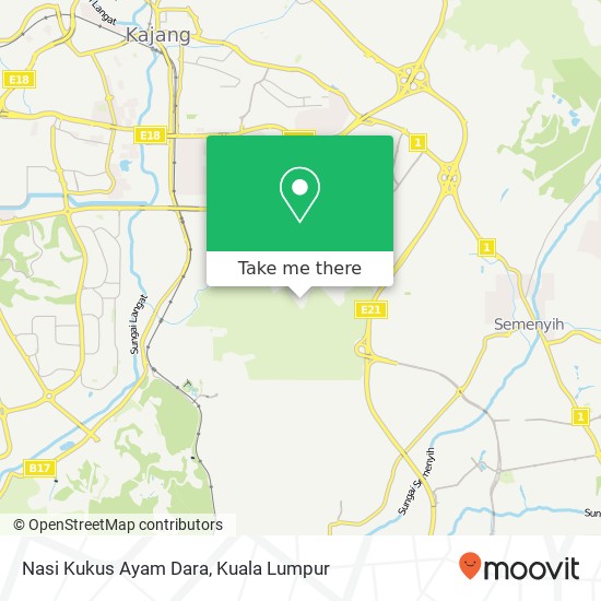 Nasi Kukus Ayam Dara map