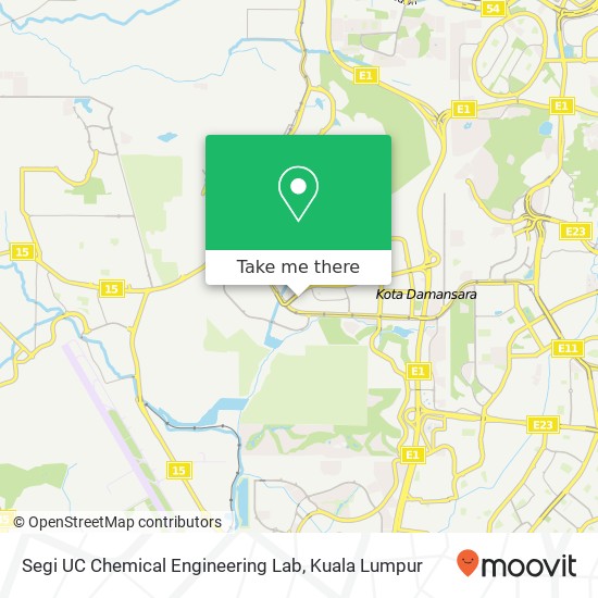 Segi UC Chemical Engineering Lab map