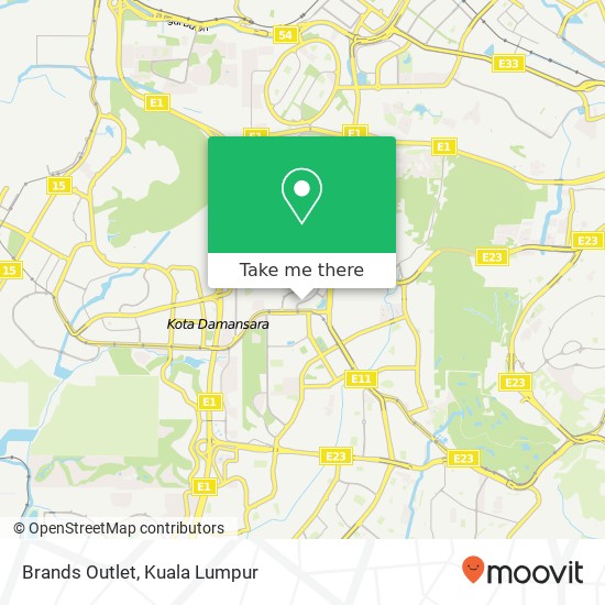Brands Outlet map