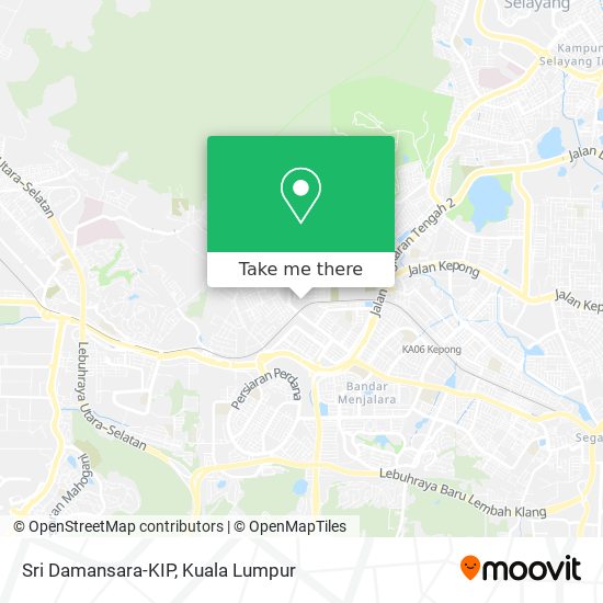 Sri Damansara-KIP map