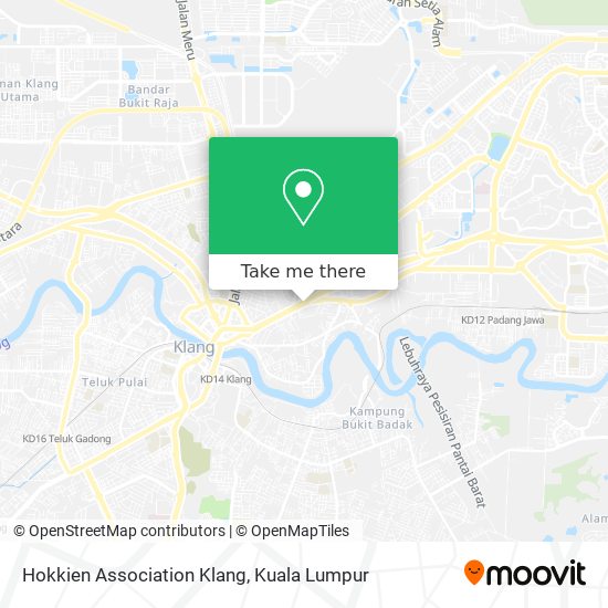 Peta Hokkien Association Klang
