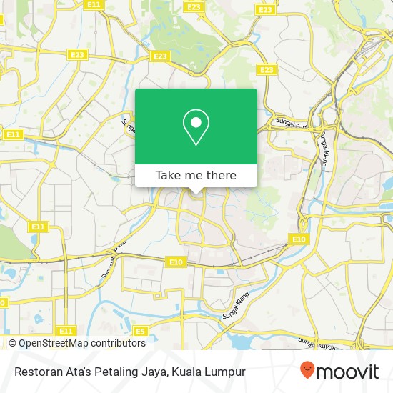 Restoran Ata's Petaling Jaya map