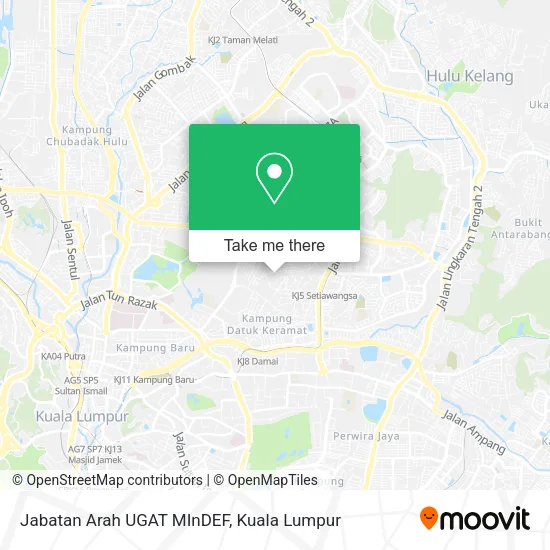 Peta Jabatan Arah UGAT MInDEF