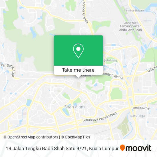 Peta 19 Jalan Tengku Badli Shah Satu 9 / 21