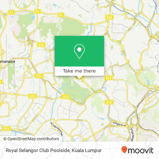 Royal Selangor Club Poolside map