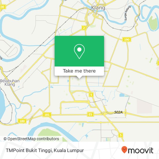 TMPoint Bukit Tinggi map