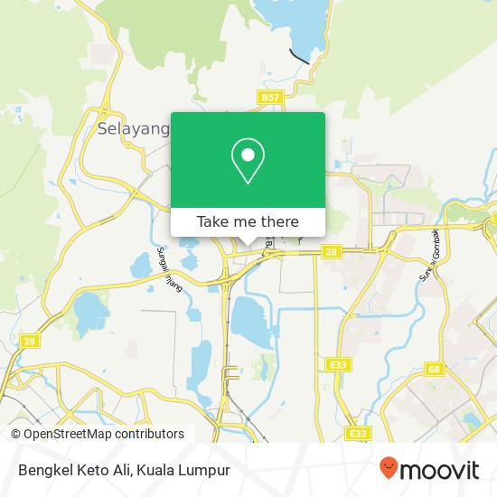 Bengkel Keto Ali map