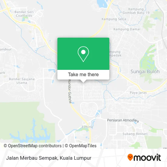 Jalan Merbau Sempak map