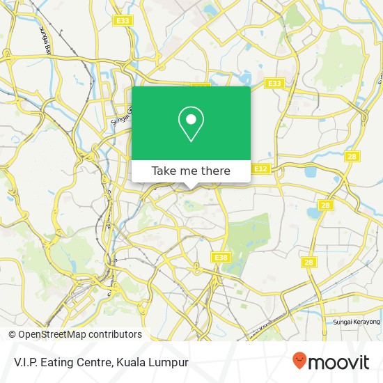 V.I.P. Eating Centre map