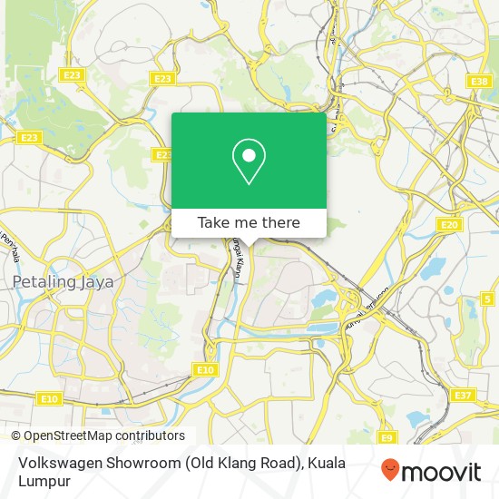 Volkswagen Showroom (Old Klang Road) map