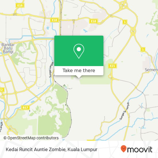 Kedai Runcit Auntie Zombie map