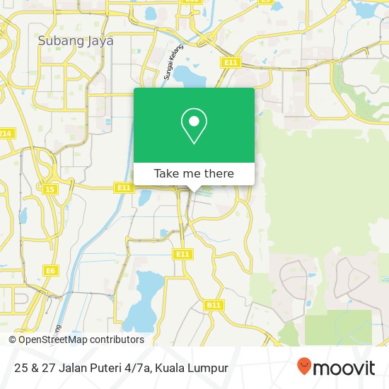 25 & 27 Jalan Puteri 4/7a map