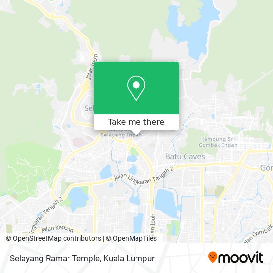 Selayang Ramar Temple map