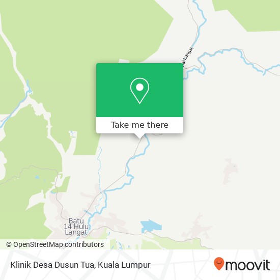 Klinik Desa Dusun Tua map