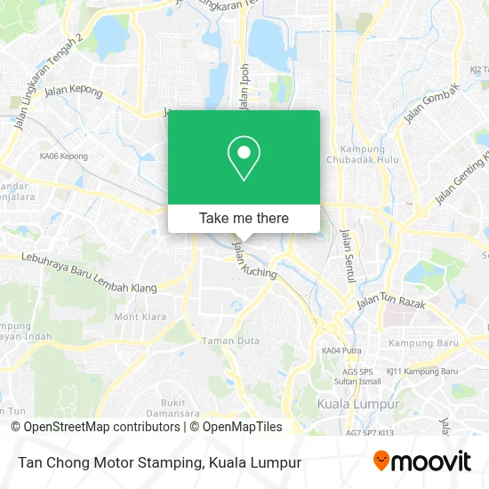 Tan Chong Motor Stamping map