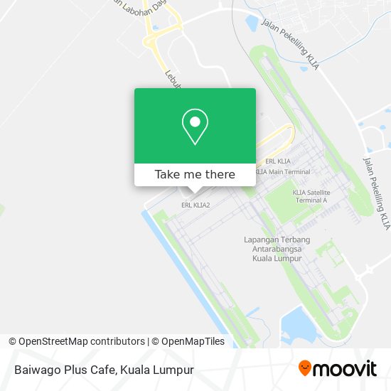 Peta Baiwago Plus Cafe