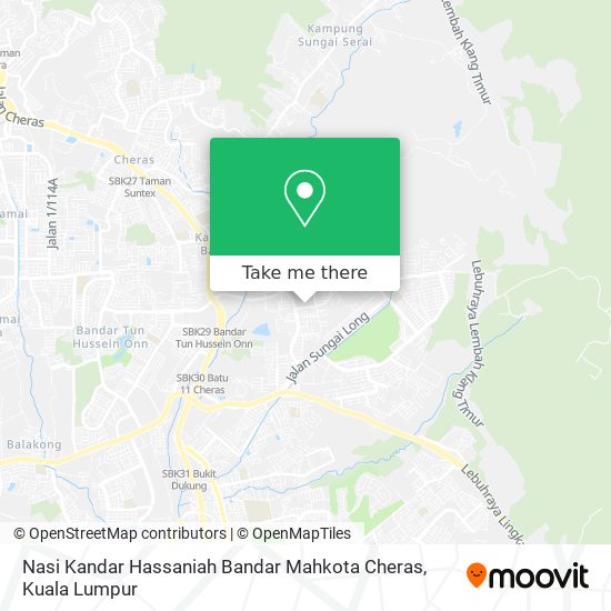 Nasi Kandar Hassaniah Bandar Mahkota Cheras map