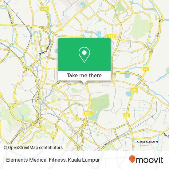 Elements Medical Fitness map