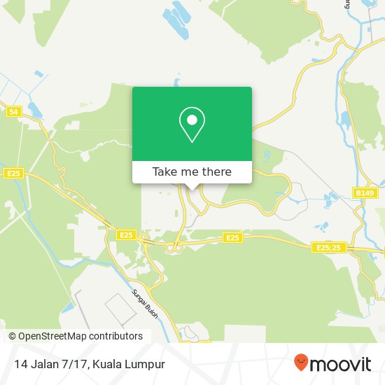 14 Jalan 7/17 map