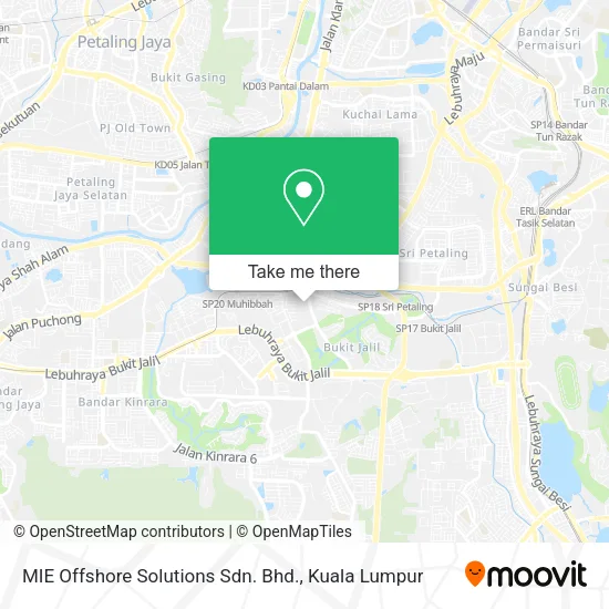 MIE Offshore Solutions Sdn. Bhd. map