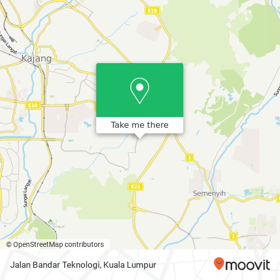 Jalan Bandar Teknologi map